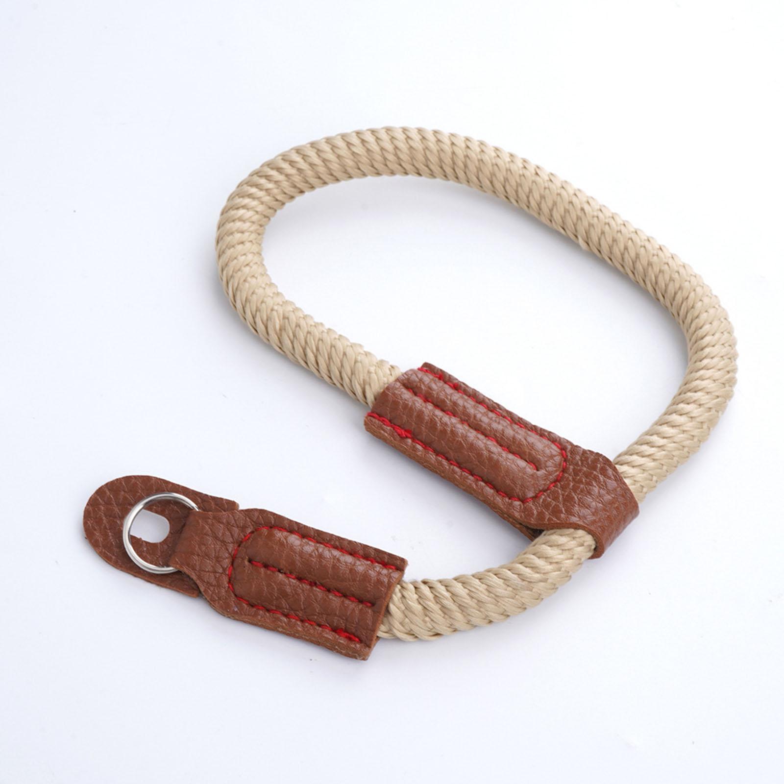 Camera Wrist Strap Universal PU Leather Cotton Rope for Mirrorless Camera