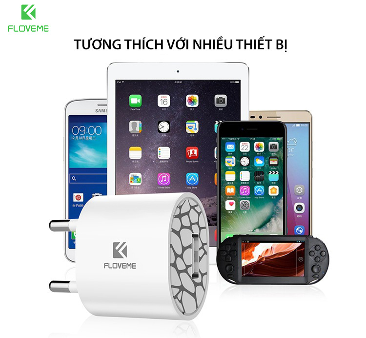 Bộ sạc di động floveme 5V1A phổ biến xuyên biên giới cho iPhone12 - 1. Tích hợp hệ thống bảo vệ thông minh, hiệu suất tuyệt vời - Hàng chính hãng