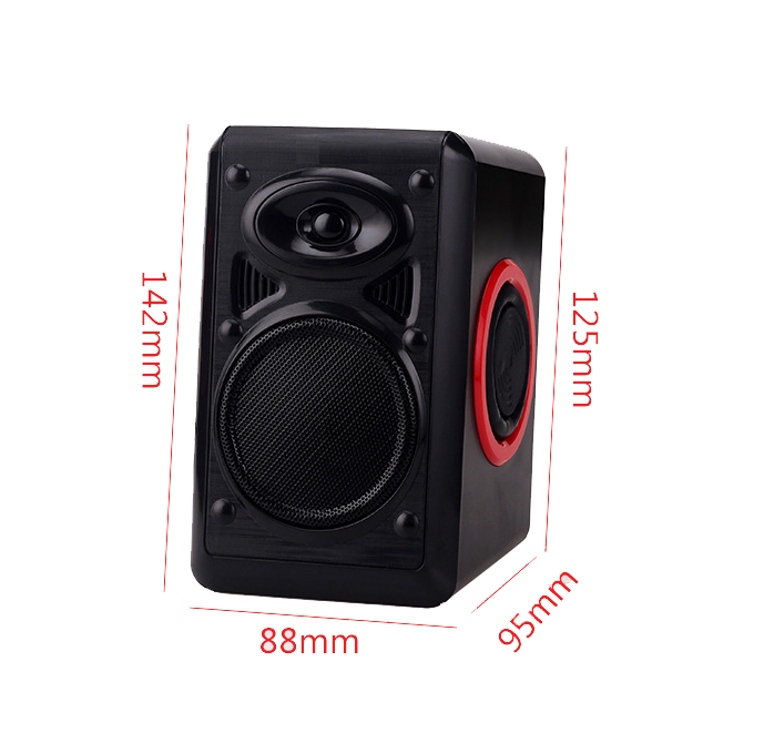 Loa vi tính PKCBPF164 cho điện thoại, máy tính, laptop bass có dây bộ 2 loa 12