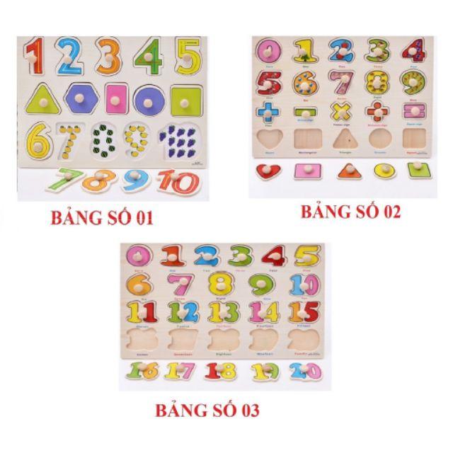 Đồ chơi bảng ghép hình núm gỗ Bảng gỗ có núm cho bé loại to đẹp 22×30cm nhiều chủ đề