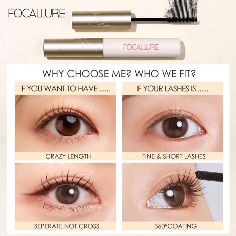 Mascara FOCALLURE cong dài 6g