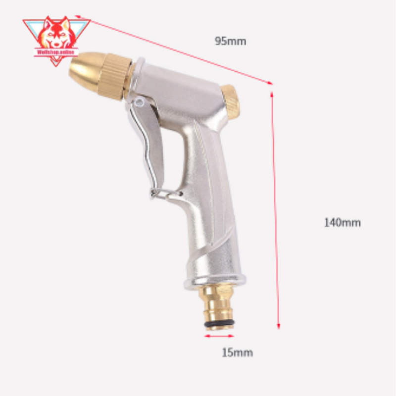 Vòi xịt tăng áp rửa xe, tưới cây đa năng loại 20M điều chỉnh 2 chế độ xịt tia và phun sương tiện dụng
