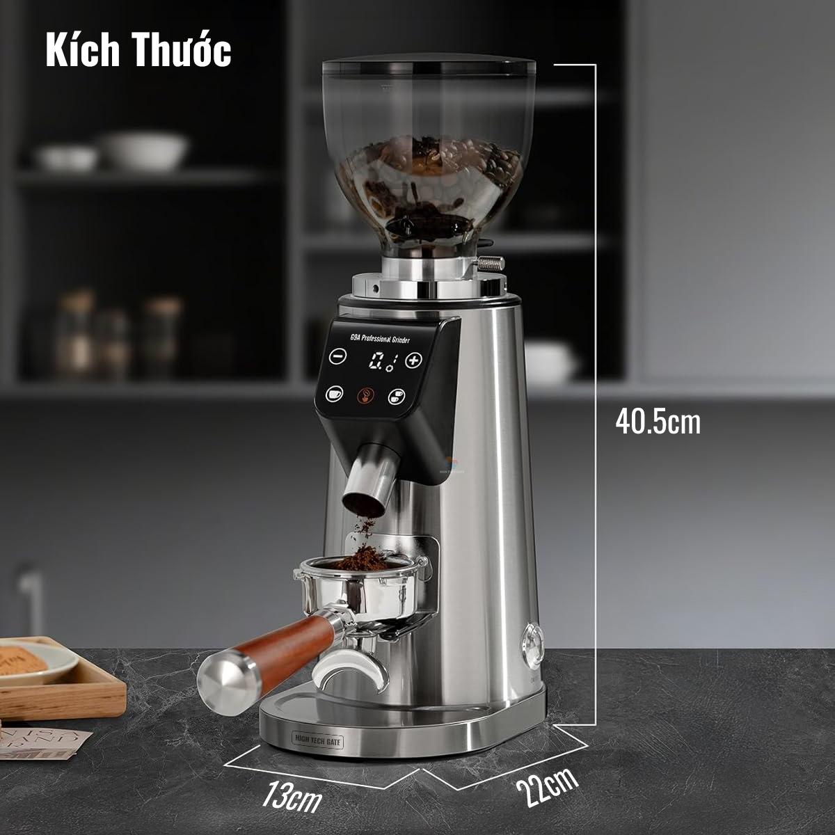 Máy Xay Cà Phê G9A Tự Động 2 Lập Trình, 100 Cấp Xay Cực Mịn, Thương Mại Chuyên Nghiệp, Bản Nâng Cấp, hàng chính hãng