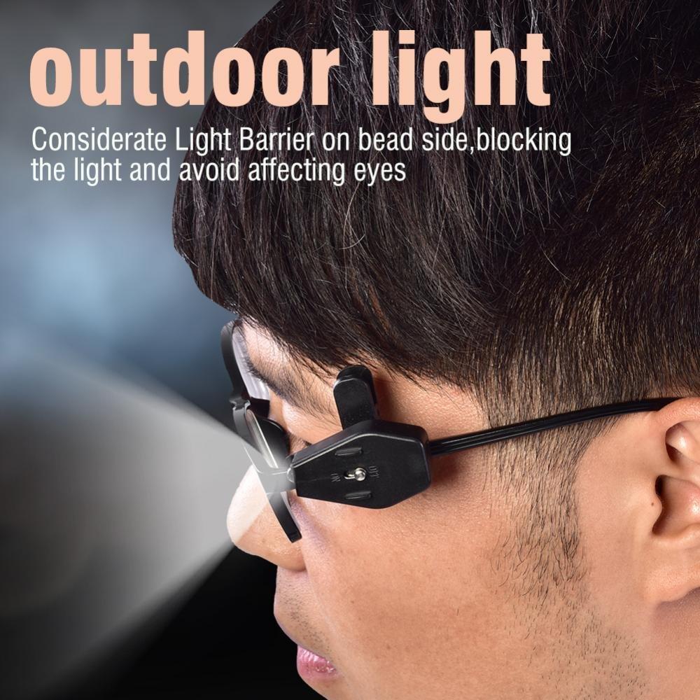Đèn đọc nhỏ, đèn clip nắp, đèn led đèn chiếu sáng cho kính an toàn cắm trại đọc kính đọc sách câu cá