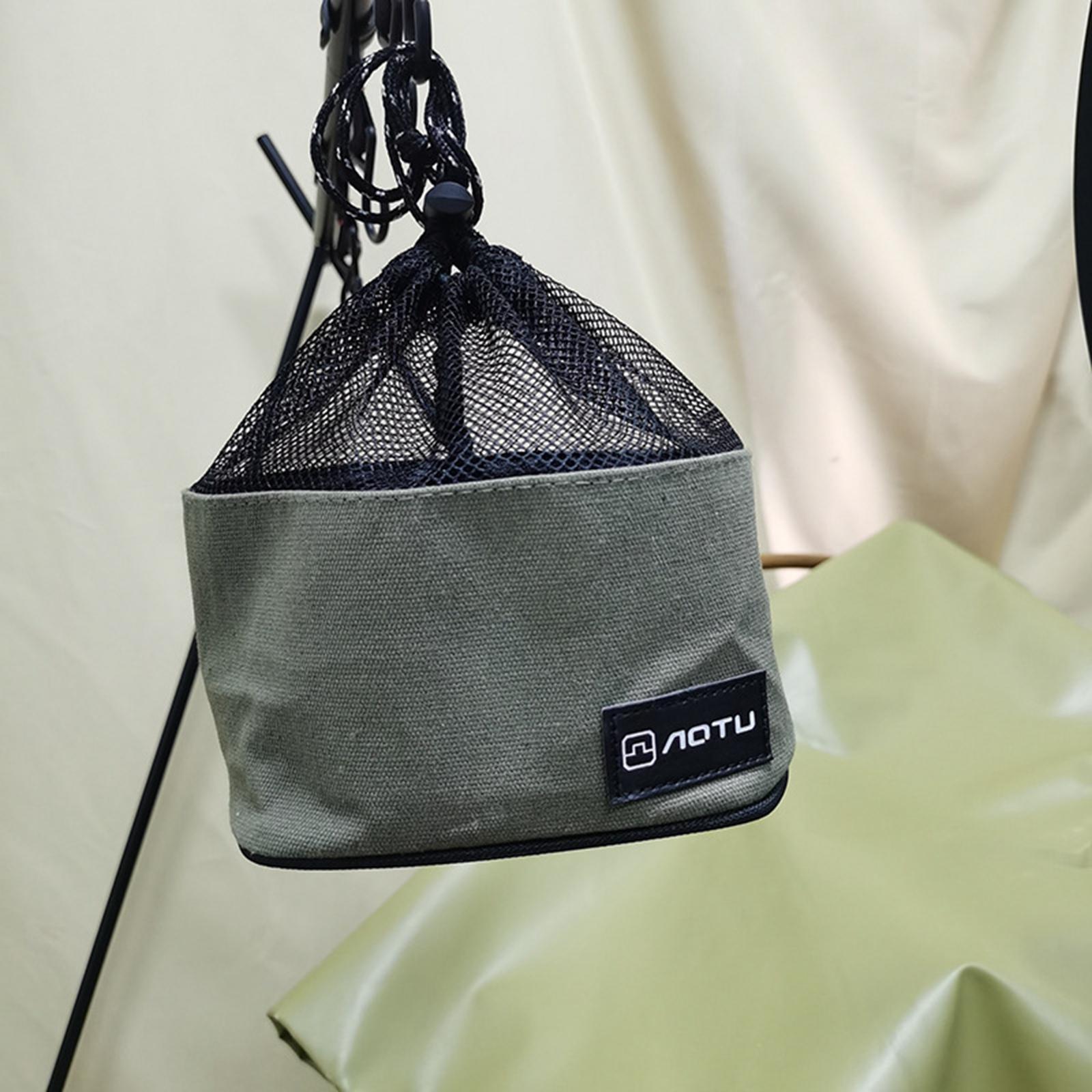 Camping Cookware Storage Bag Tote Utensil Drawstring Bag Cooking BBQ
