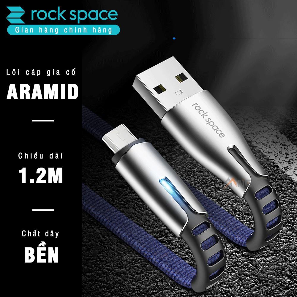 Dây Sạc Rockspace M2 cổng TypeC dành cho điện thoại android - Hàng chính hãng bảo hành 1 năm