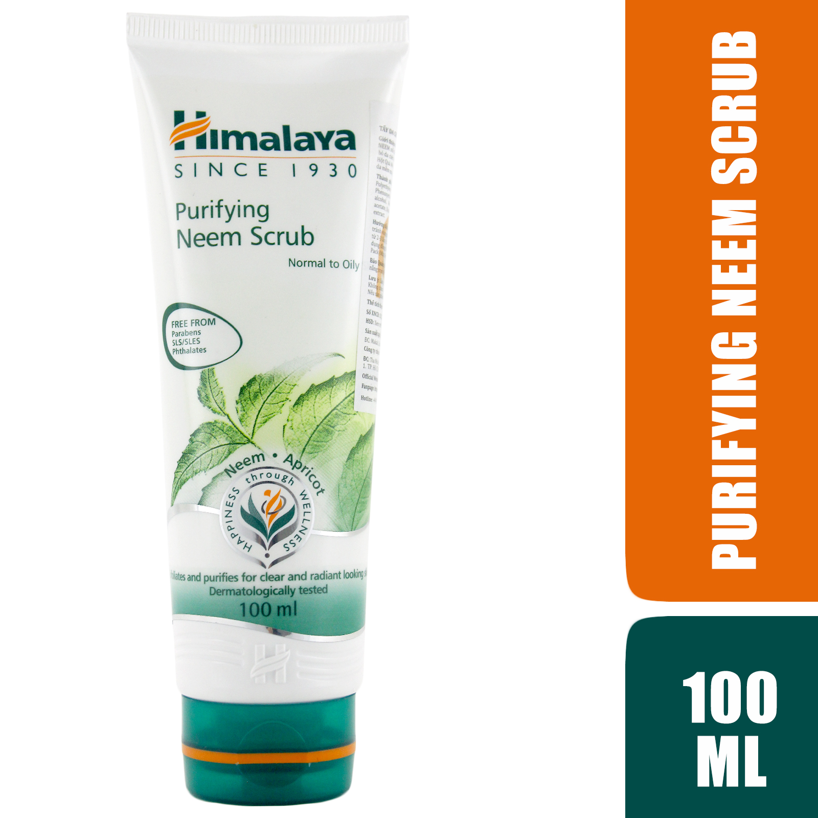 Tẩy Tế Bào Chết Chiết Xuất Từ Lá Neem Ngừa Mụn Sạch Da Himalaya Purifying Neem Scrub 100ml
