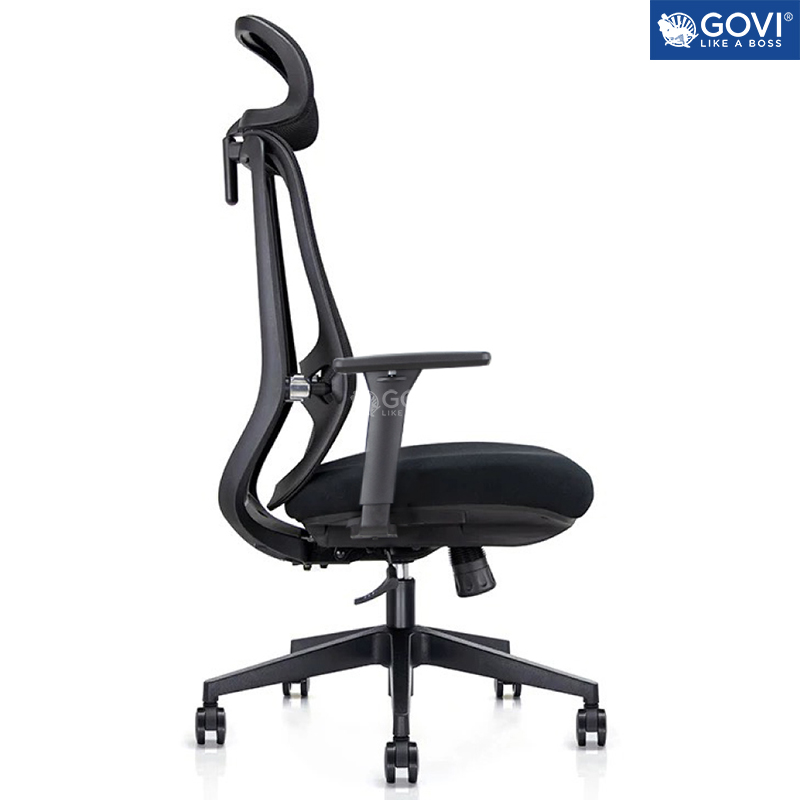 Ghế công thái học Ergonomic GOVI Felix F6231A-Thiết kế tựa đầu điều chỉnh độ cao, tựa tay 3D nâng hạ, mâm ghế ngả 135 độ