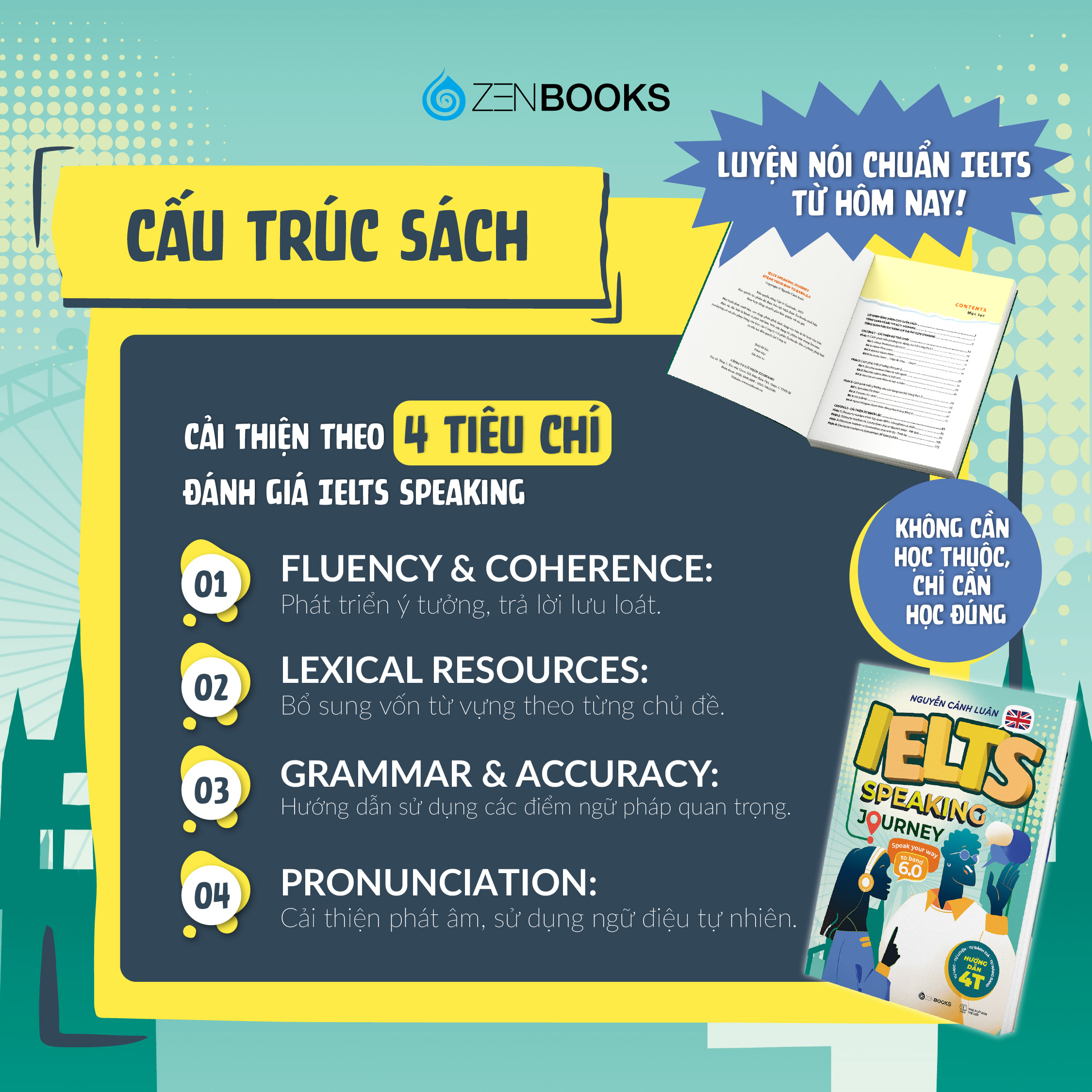 Sách - IELTS Speaking Journey: Lộ Trình Tự Học IELTS Speaking Từ Cơ Bản Đến Band 6.0