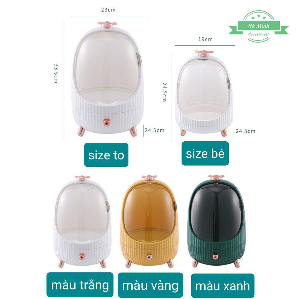 Hộp Đựng Mỹ Phẩm Cao Cấp, Tủ Mỹ Phẩm Cực Dễ Thương Peguin