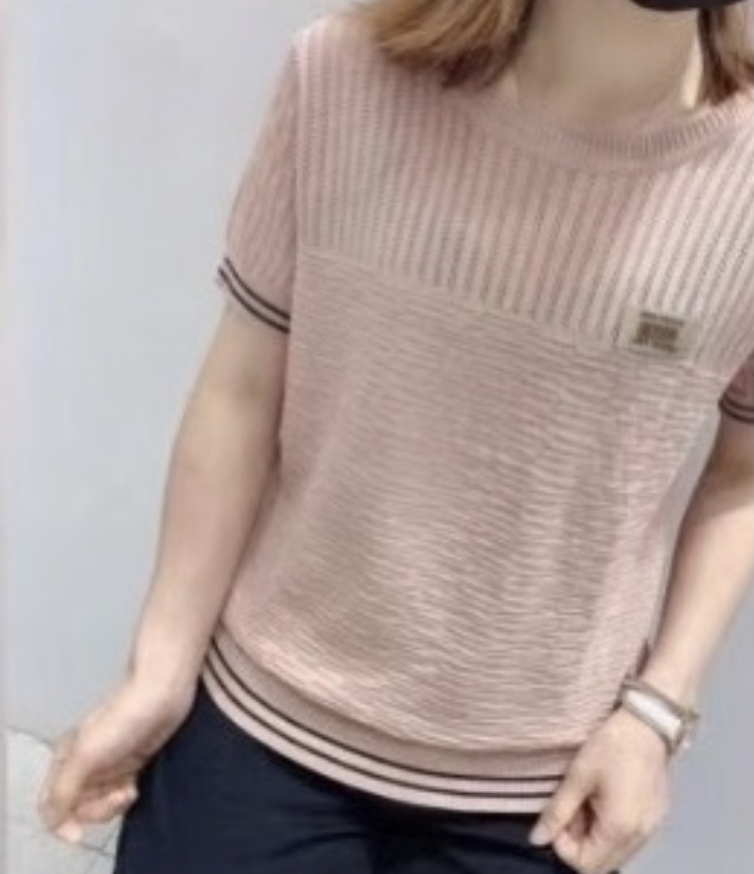 Áo len dệt kim mặc mùa hè thoáng mát giặt không nhăn,free size 55kg