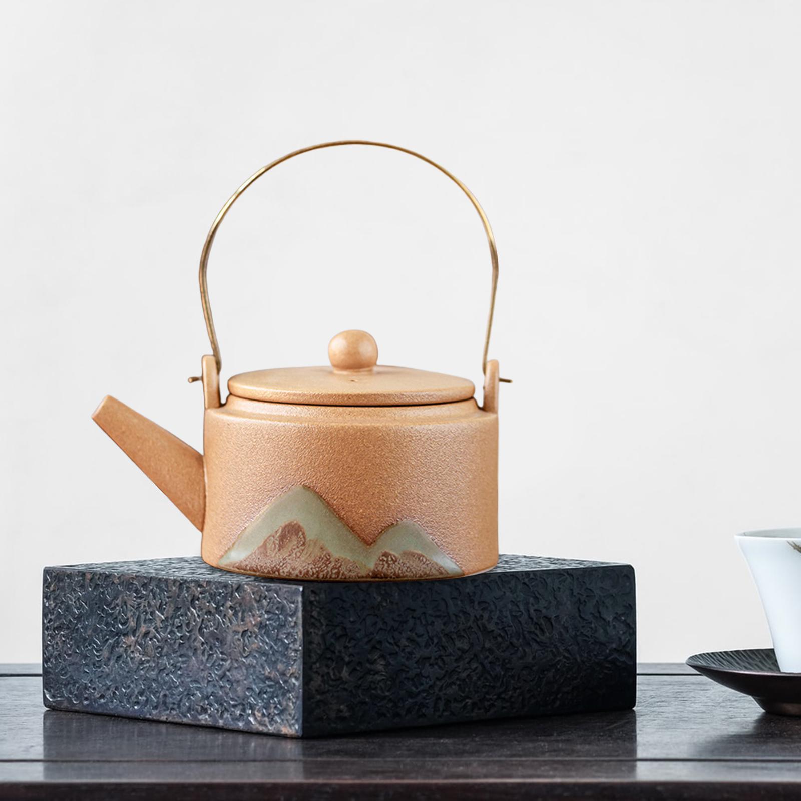 Japanese Teapot  Teakettle for Home Tea Ceremonies Loose Tea Women Gift