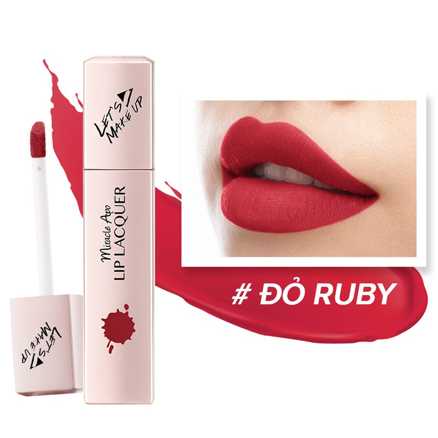 Son Kem Lì Miracle Apo Lip Lacquer Matte Holiday Collection (3ml)