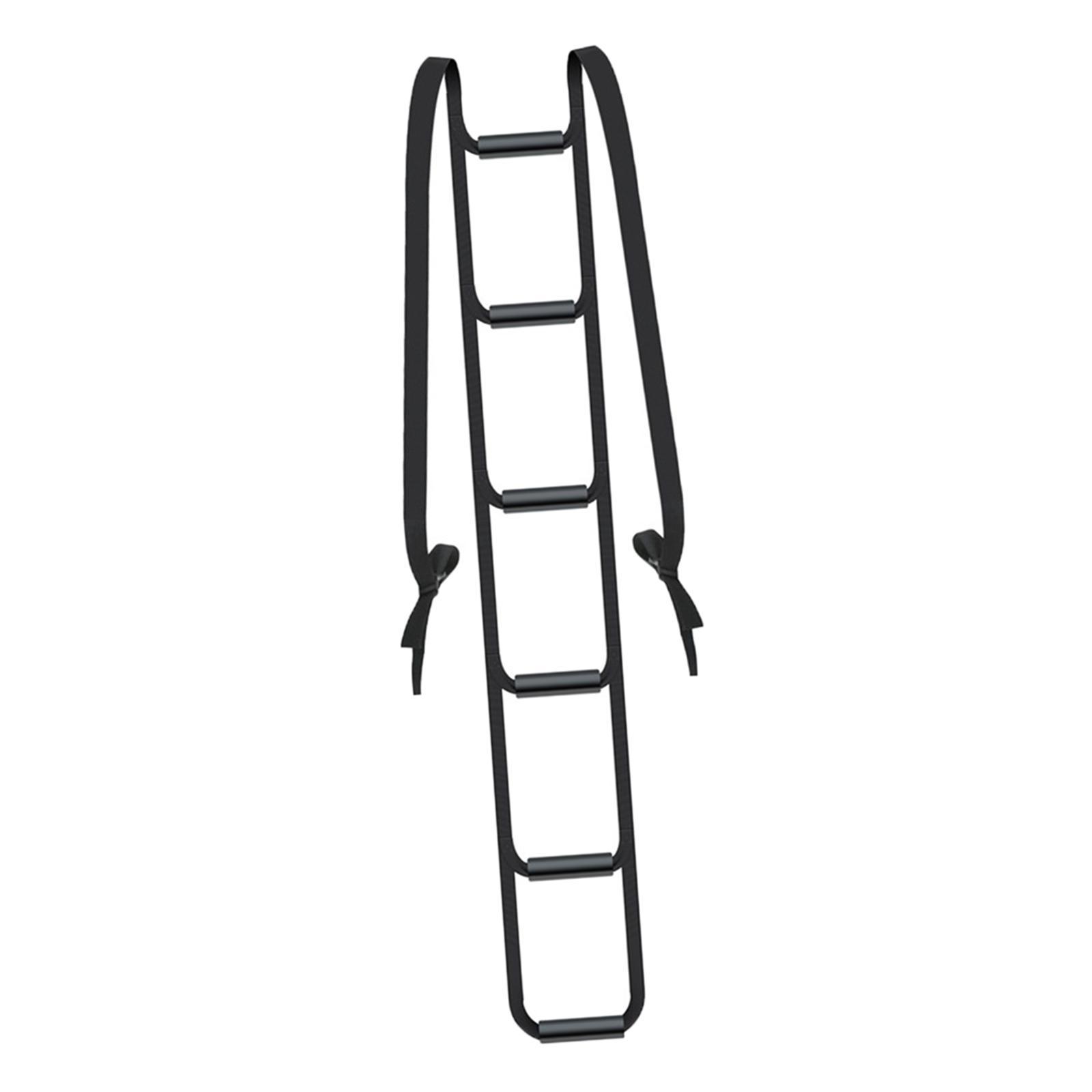 Bed Ladder Assist Strap with Handles Adjustable for Elderly Flexible Webbing