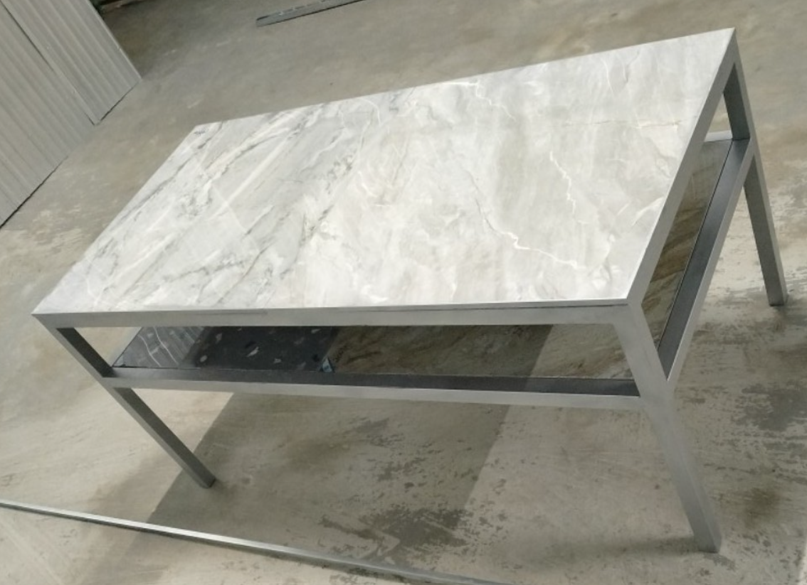 Bàn sofa mặt đá kèm hộc Tundo 60 x 120 x 55 cm