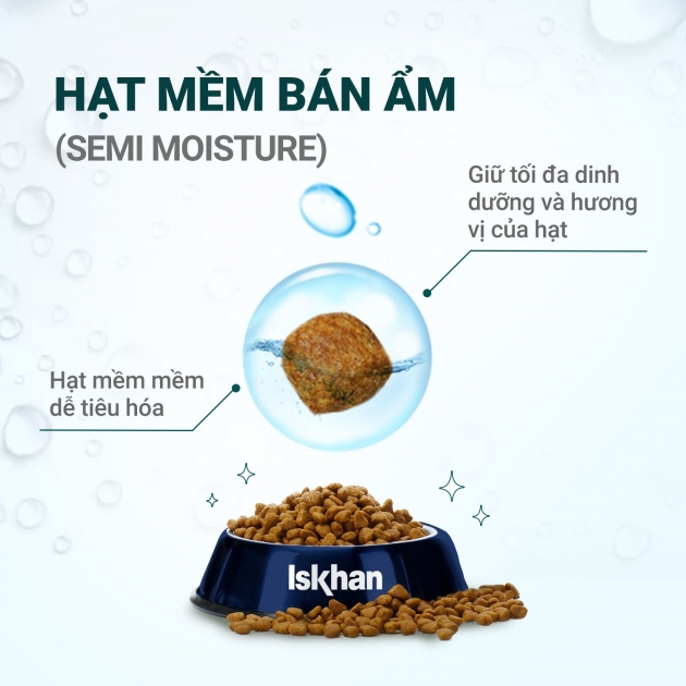 [1.2KG  ] - Thức ăn hạt mềm cho chó mọi lứa tuổi ISKHAN