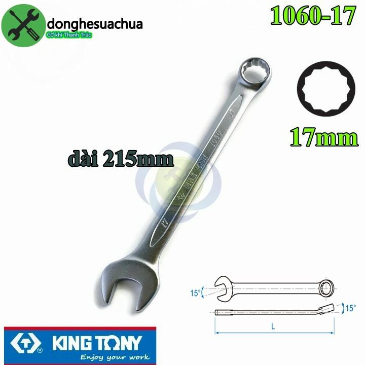 Cờ lê vòng miệng 17mm Kingtony 1060-17 dài 215mm