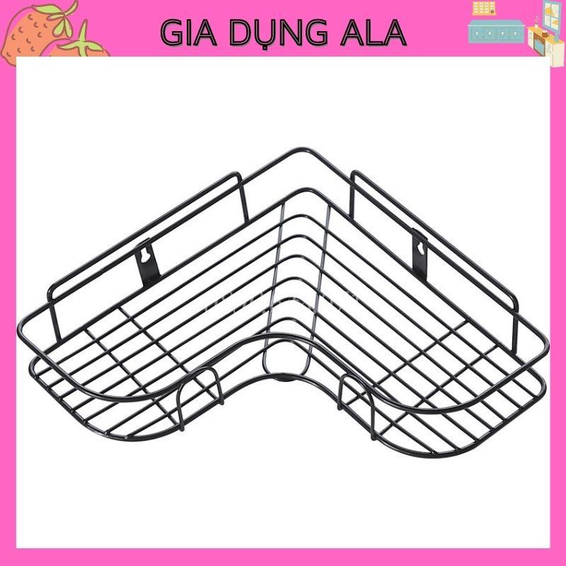 Kệ Góc Nhà Tắm Dán Tường Thông Minh, Kệ Sắt Đa Năng Treo Tường Tam Giác Để Đồ Phòng Tắm