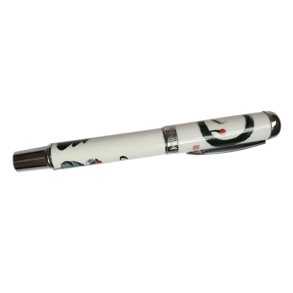 Vintage Bút Máy Gốm Bút Văn Phòng Kinh Doanh Trường Bút Sinh Nhật Tặng 7