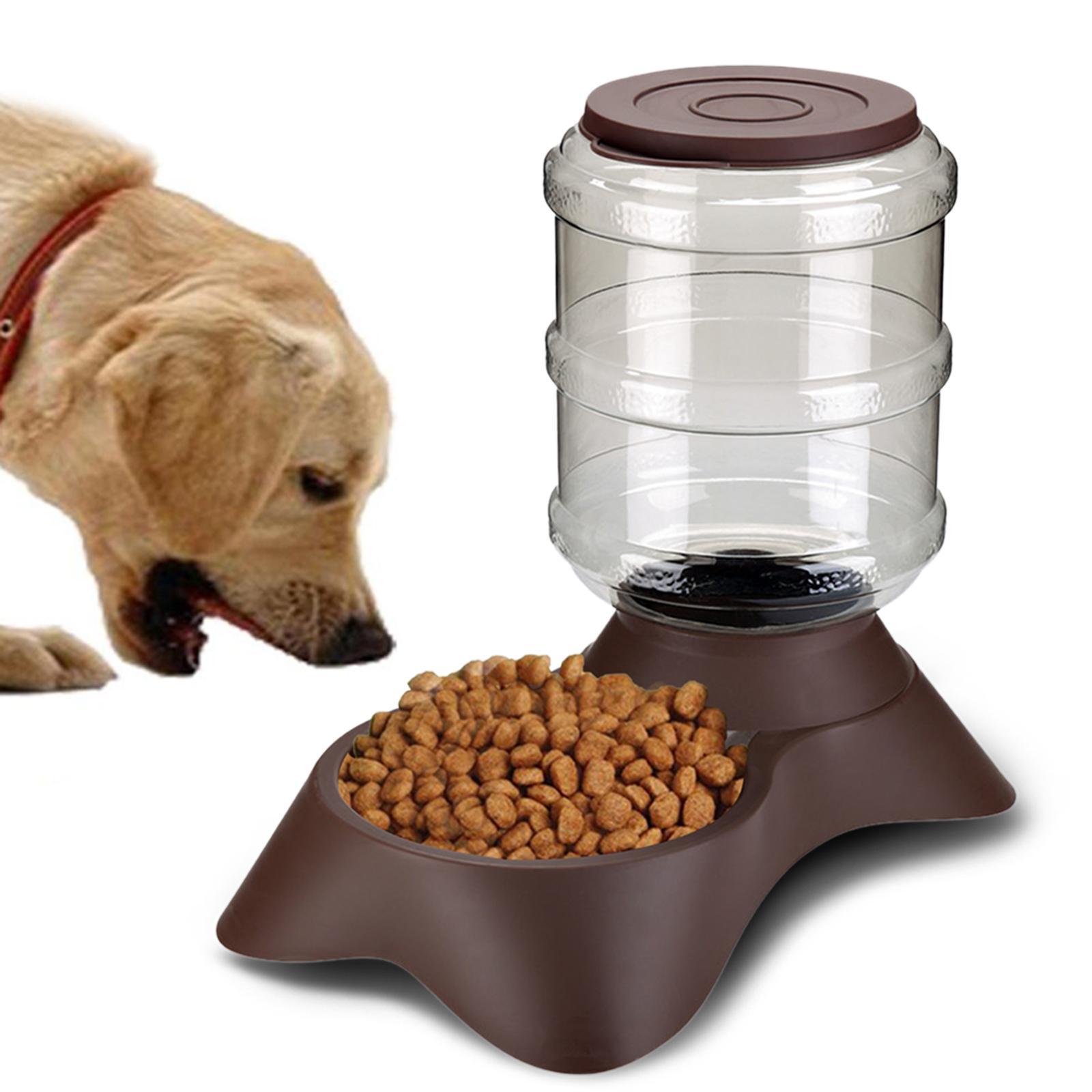 Automatic Pet Feeder Water Food Dispenser Dogs Cats Waterer