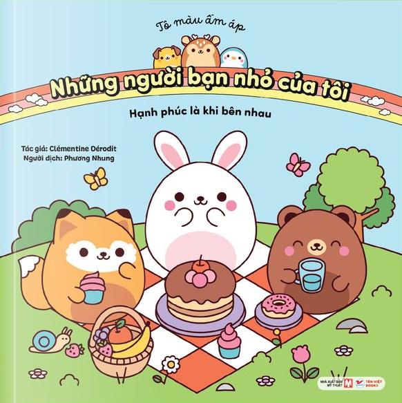 Sách - Bộ Sách Tô Màu Ấm Áp - Những Người Bạn Nhỏ Của Tôi (Bộ 4 cuốn)