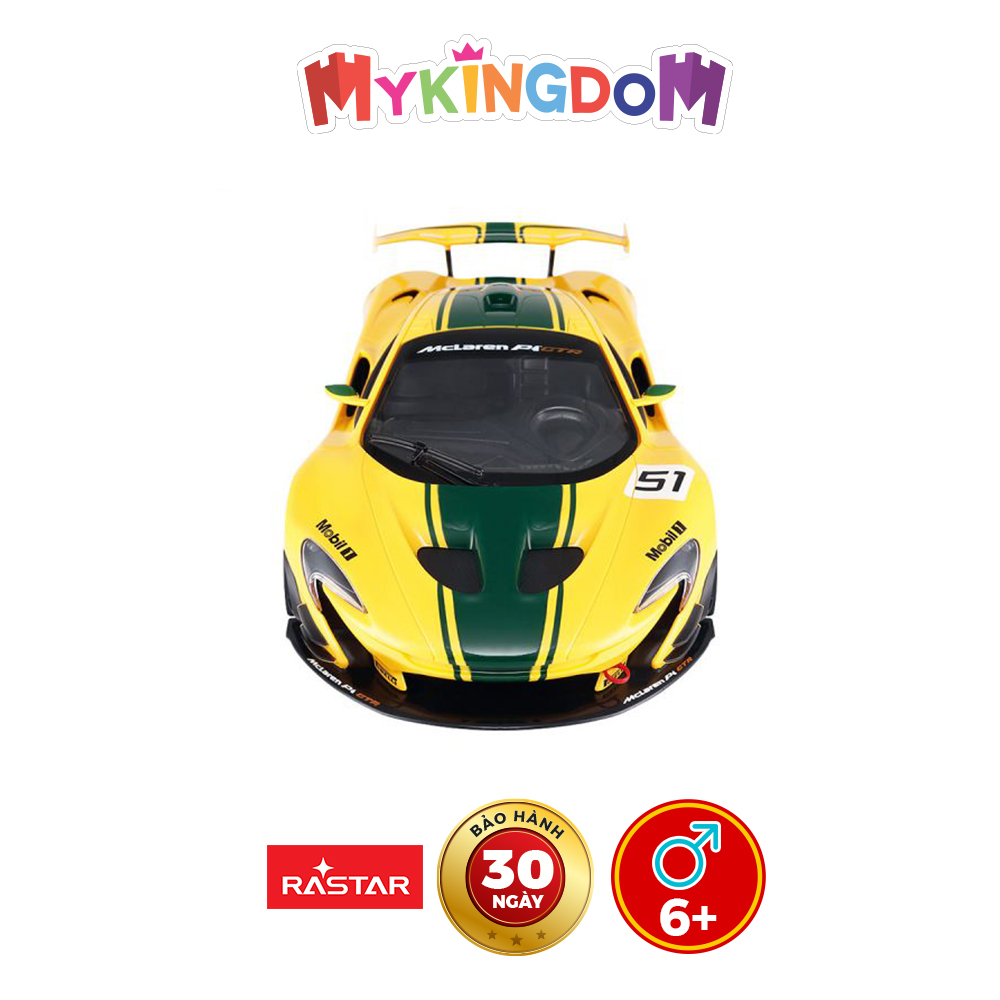 Đồ Chơi RASTAR Xe Điều Khiển 1:14 Mclaren P1 GTR Màu Vàng R75000