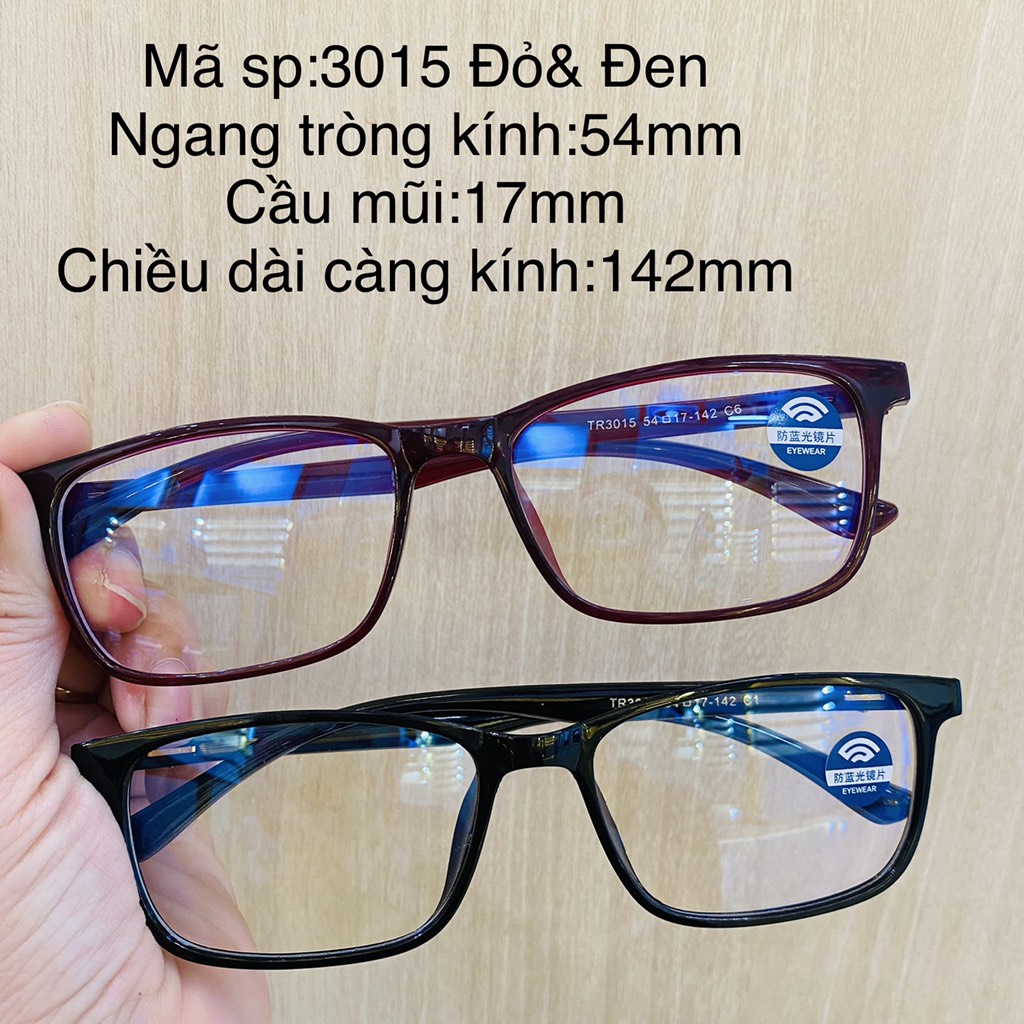 Gọng kính nhựa 3012 3013 3015 3020 thời trang nam nữ siêu nhẹ OURESS