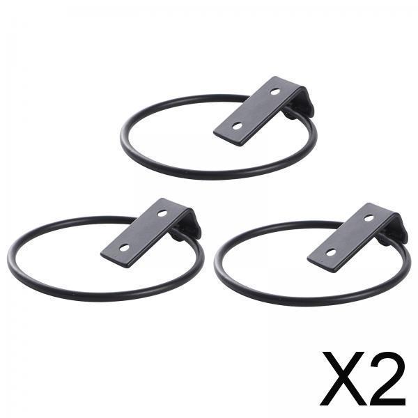 2x Wall Mount Flower Pot Holder Iron Metal Pot Holder for Decor 4 Inches