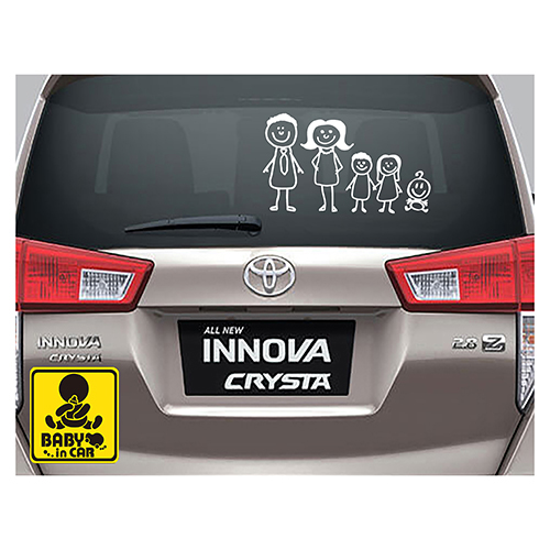 Sticker trang trí xe hơi Family_Car_01