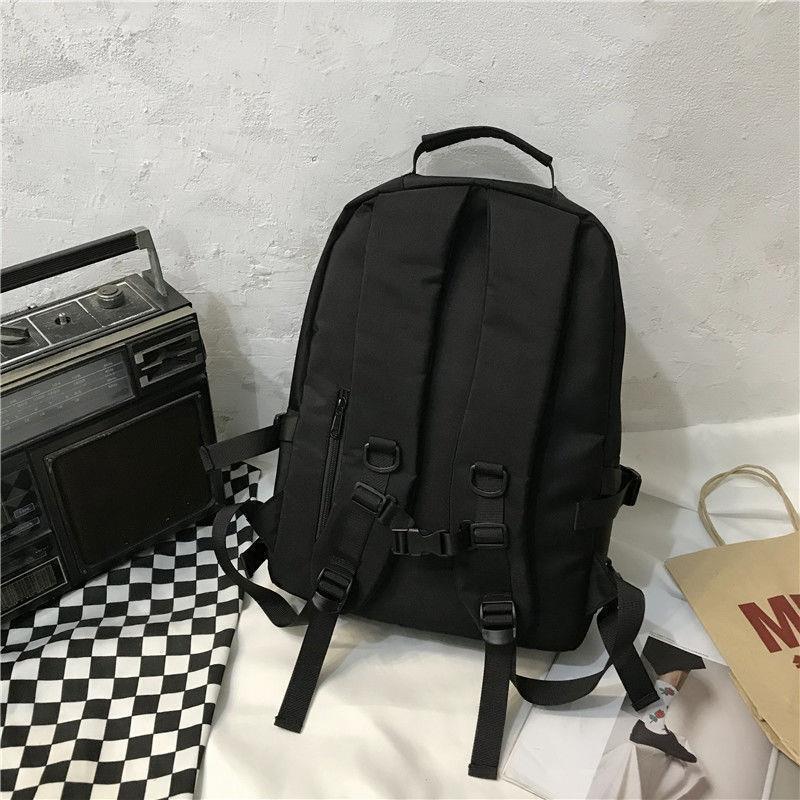 Balo Ulzzang Basic chống nước siêu dày, balo đi học basic 607ULZ