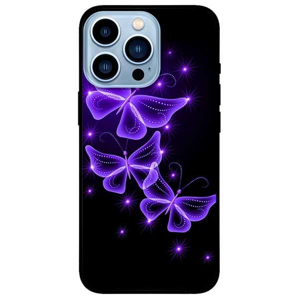 Ốp lưng dành cho Iphone 13 Mini - Iphone 13 - Iphone 13 Pro -  Iphone 13 Pro Max - Bướm Tím