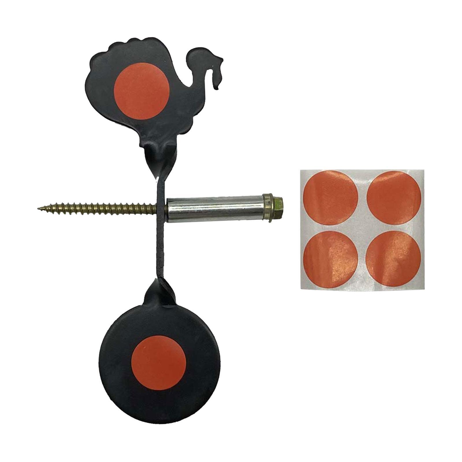 Resetting Hunting Target Accuracy Practice Stainless Steel Entertainment Game Practical Training Hunting Target for Outside