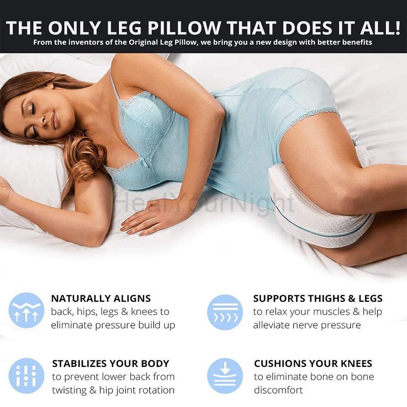 Bộ Nhớ Bông Chân Gối Ngủ Chỉnh Hình Đau Thần Kinh Tọa Lưng Hông Cơ Thể Giảm Đau Khớp Đùi Chân Miếng Lót Đệm Nhà Mút