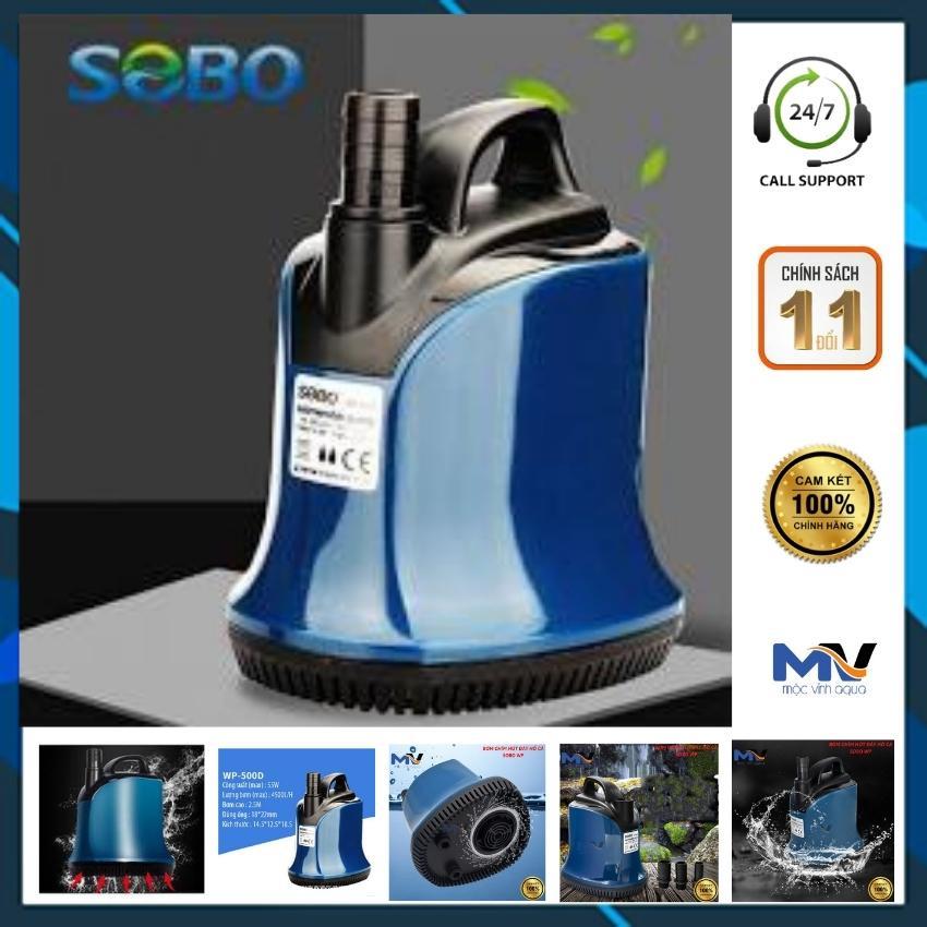 Máy bơm chìm hút đáy hồ cá 360 độ Sobo WP-600D/ WP-700D chạy êm ái siêu bền bỉ