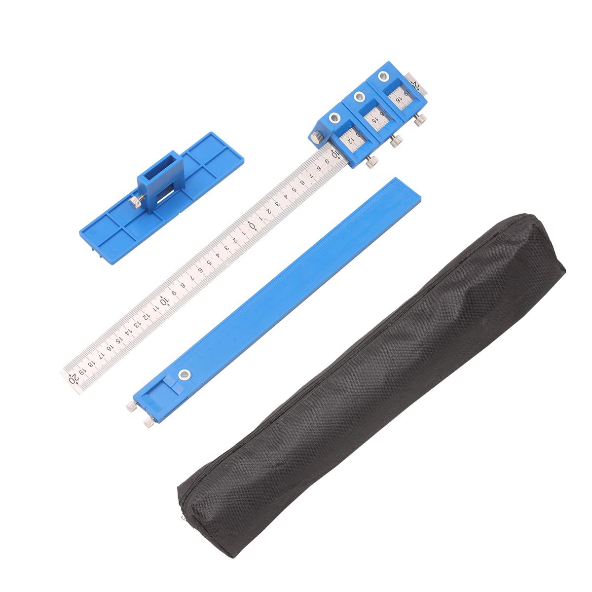 Cabinet Hardware Jig Punch Locator Adjustable Woodworking Drilling Dowelling Tool For Handles Knobs on Doors Drawer Pull