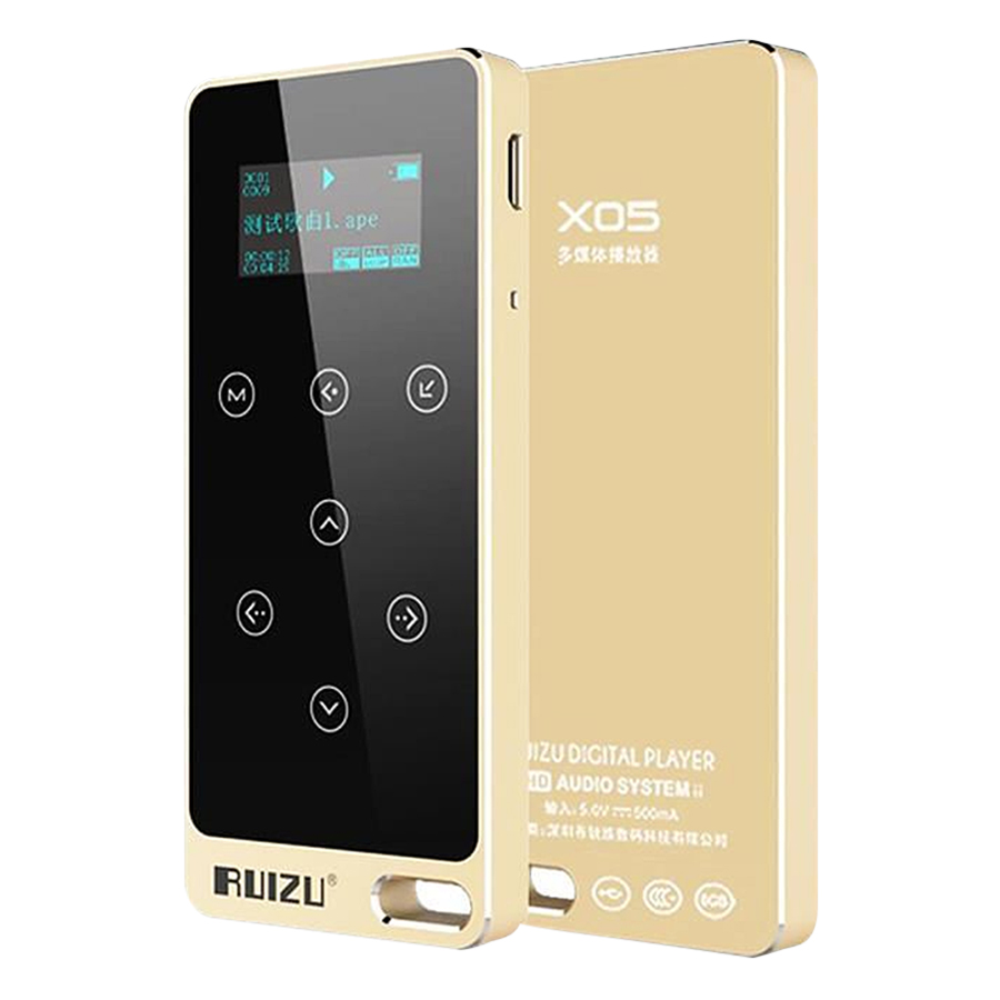 Máy Nghe Nhạc Lossless Ruizu X05 8GB (Gold) - Hàng Chính Hãng