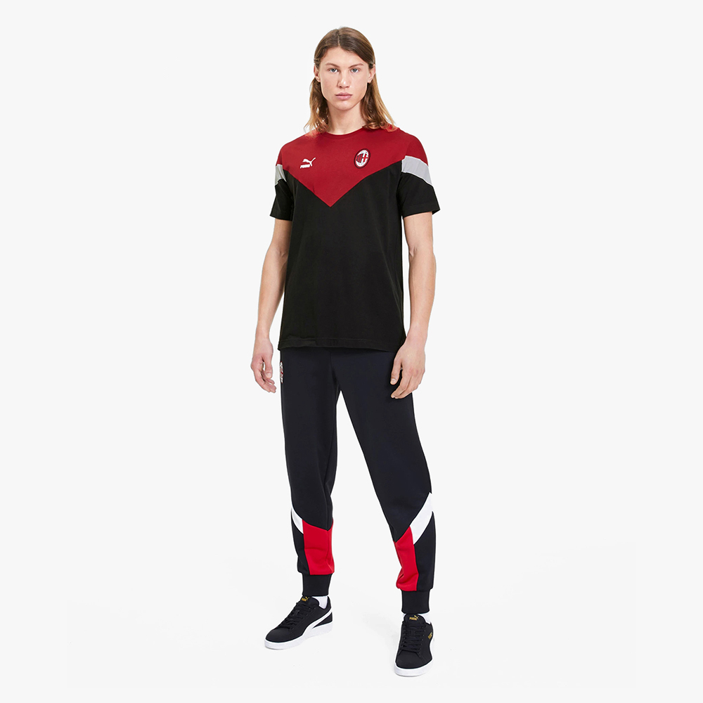 PUMA - Áo thun thể thao nam AC Milan Iconic MCS 756655-01