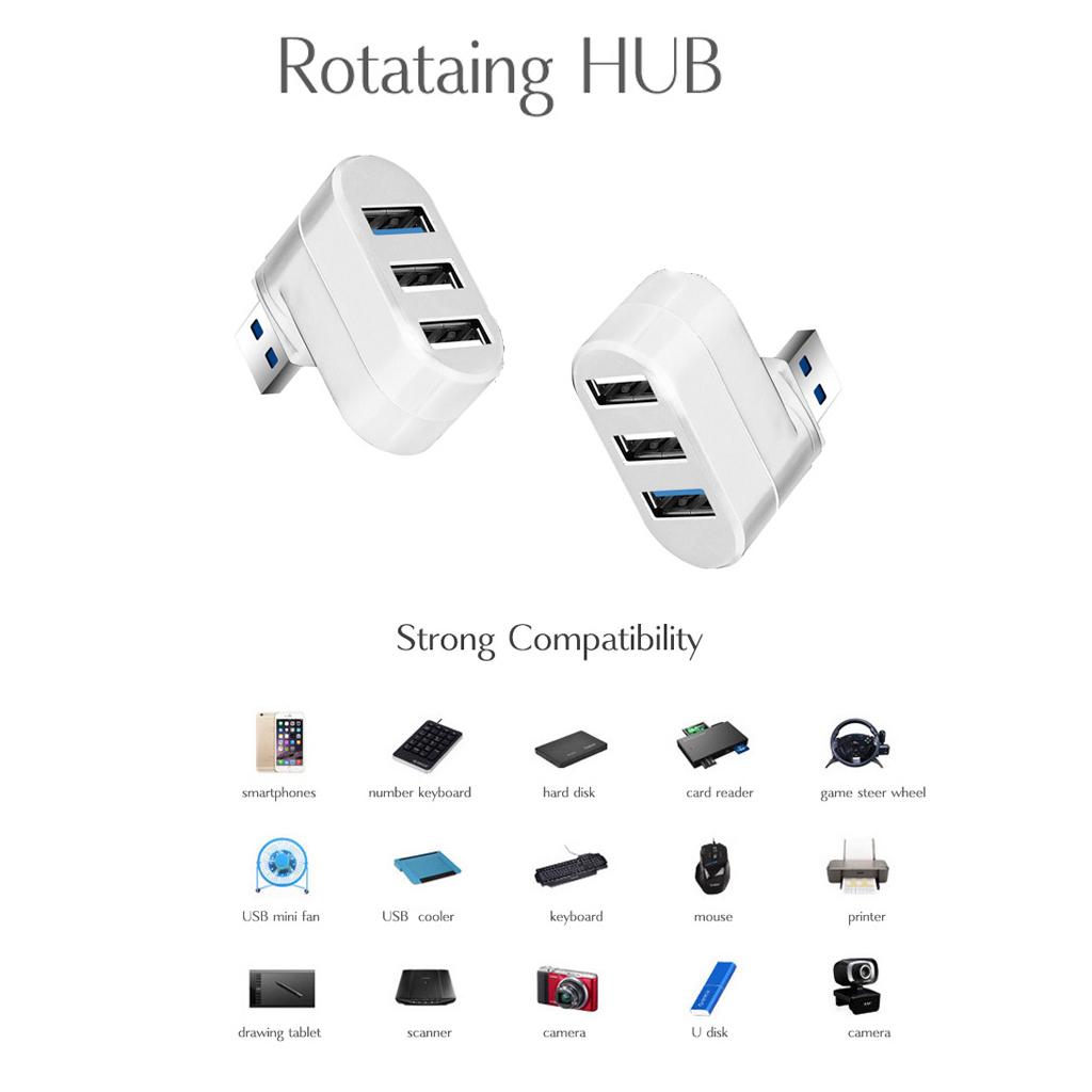 USB HUB USB 3.0 + 2 USB 2.0 Type C HUB Splitter Adapter