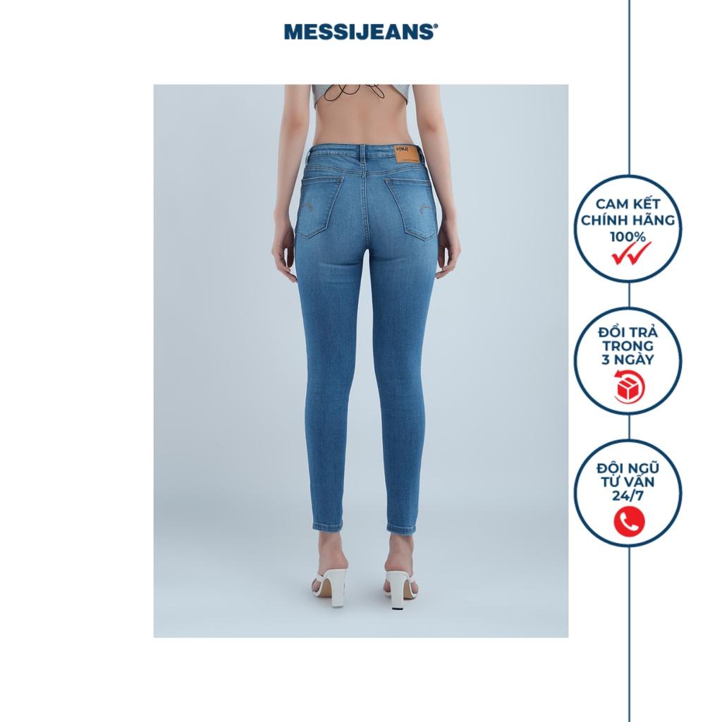 Quần jeans nữ dài ống ôm MESSI WJF0199-21