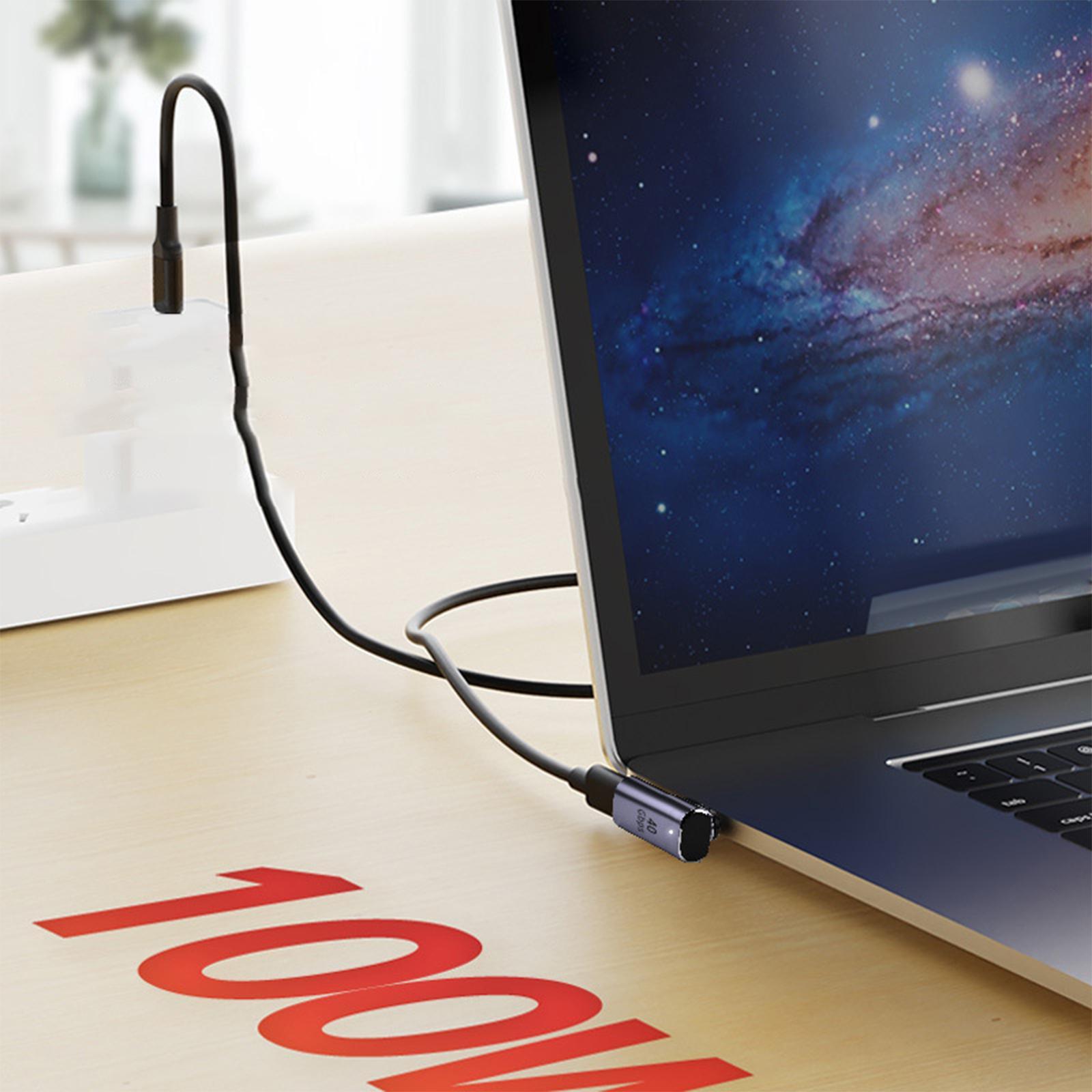 USB C Adapter Connector PD 100W Straight Straight