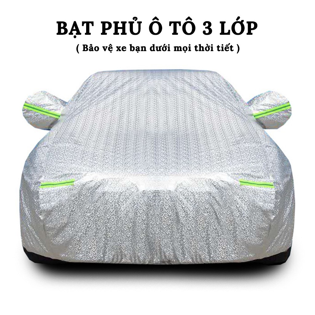 Bạt Phủ Ô Tô Tráng Nhôm Phủ Nano Chống Nắng, Bạt Trùm Xe Hơi Cách Nhiệt Cao Cấp, Hàng Chính Hãng D Danido