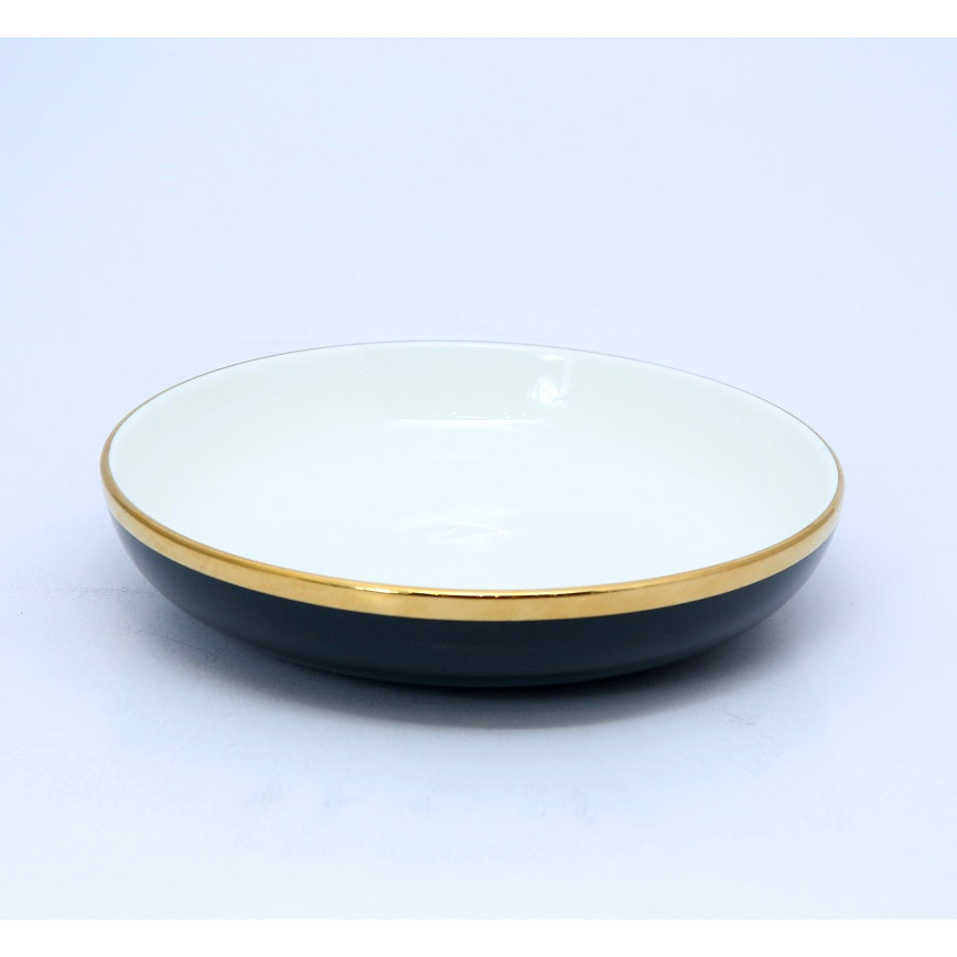 SWISS Đĩa sâu xanh viền vàng 19cm 5316DM