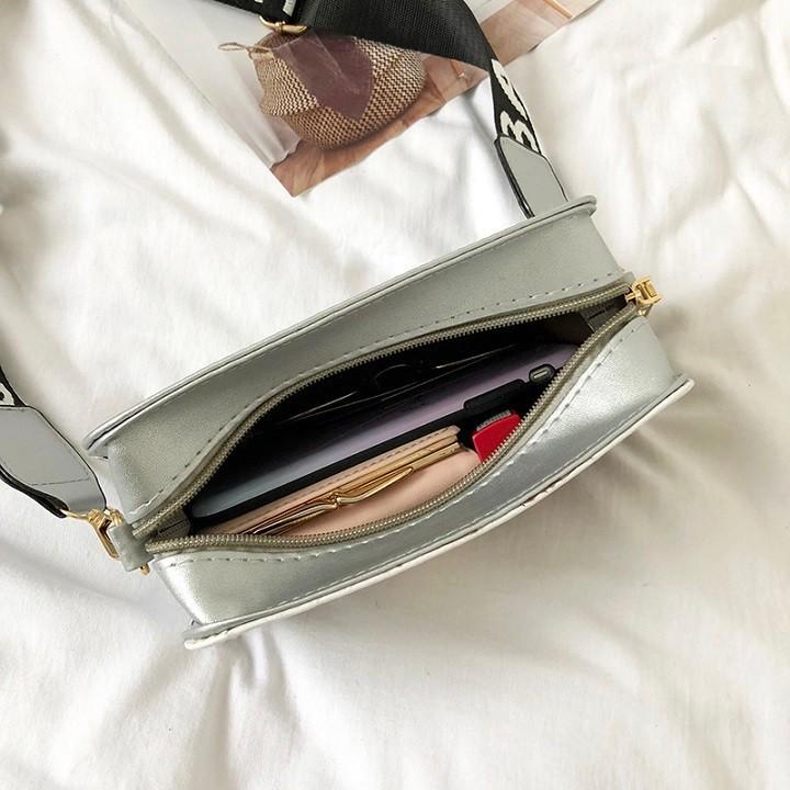 PVN3403 Túi xách hộp in hình cô bé cậu bé hottrend T2