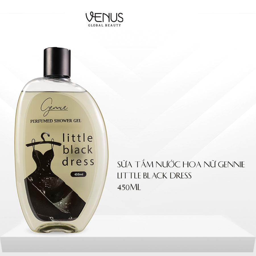 Bộ đôi Mẹ và Bé Sữa tắm Gennie Little Black Dress + Sữa tắm gội 2IN1 Gennie Baby 450ml - 400ml