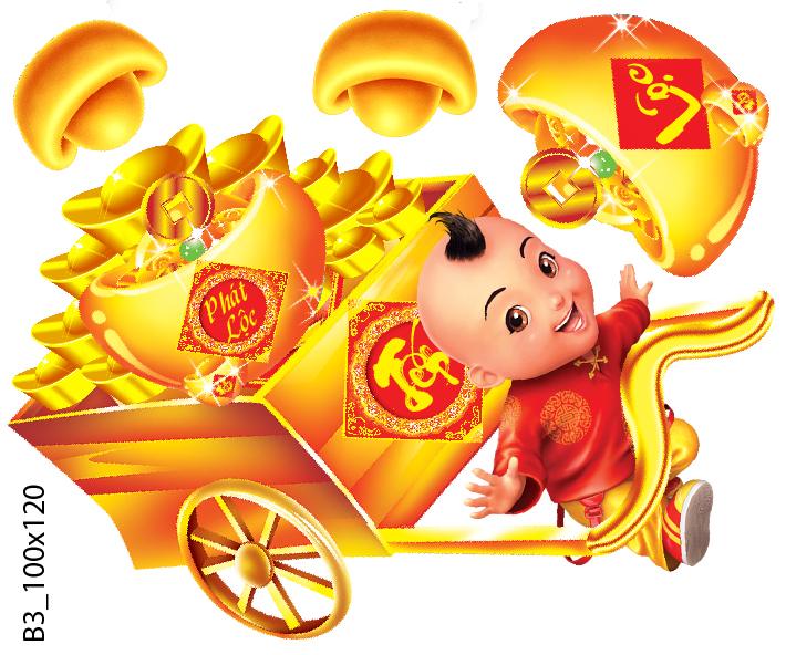 Decal trang trí tết xuân 2020 combo số 22