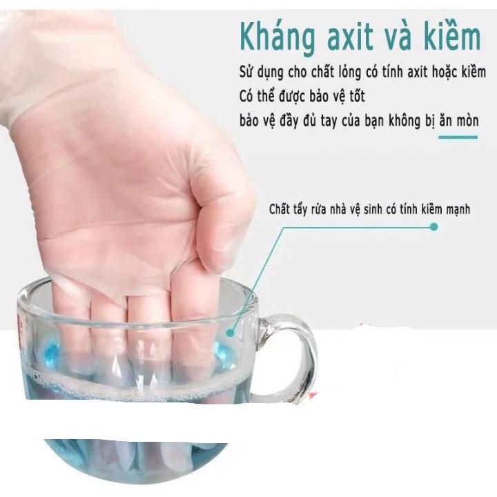 Găng Tay VictoriaBay Găng Tay Cao Su Làm Bếp Vệ Sinh Siêu Dai Chất Liệu TPE Không Mùi