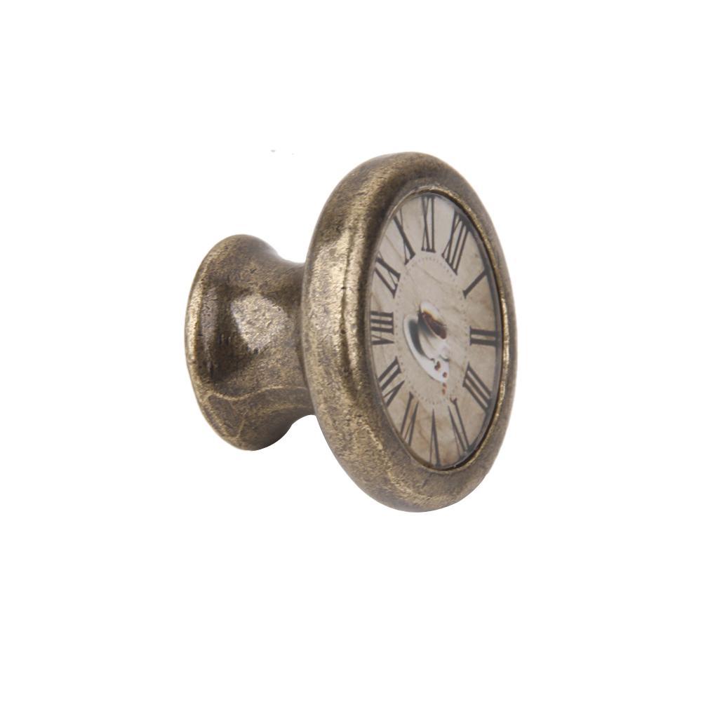 2Pcs Vintage Cabinet Door Drawer Wardrobe Bin Handle Pull Knob Hardware