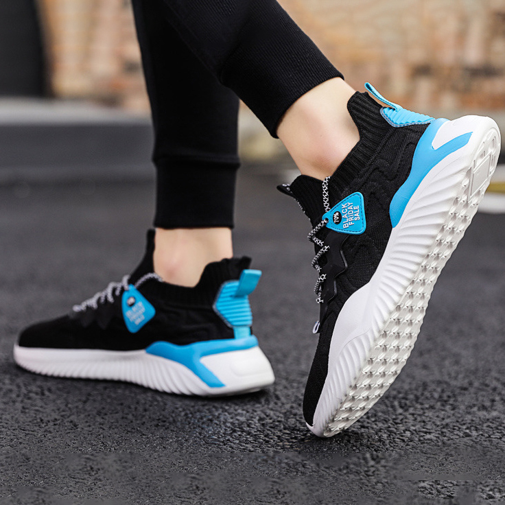 Giày Thể Thao Nam GEMI - Giày Sneaker Kaki - Đen Xanh - Đỏ Trắng, Giày Thể Thao Vải Thoáng Khí, Đế Chống Trượt - G5010