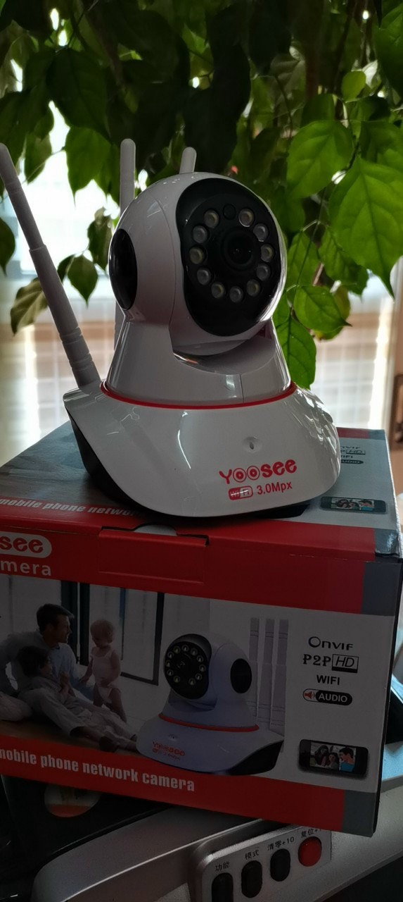 Camera wifi yoosee 3.0  2K siêu nét - camera ip yoosee 3 râu 3mp trong nhà - hàng nhập khẩu