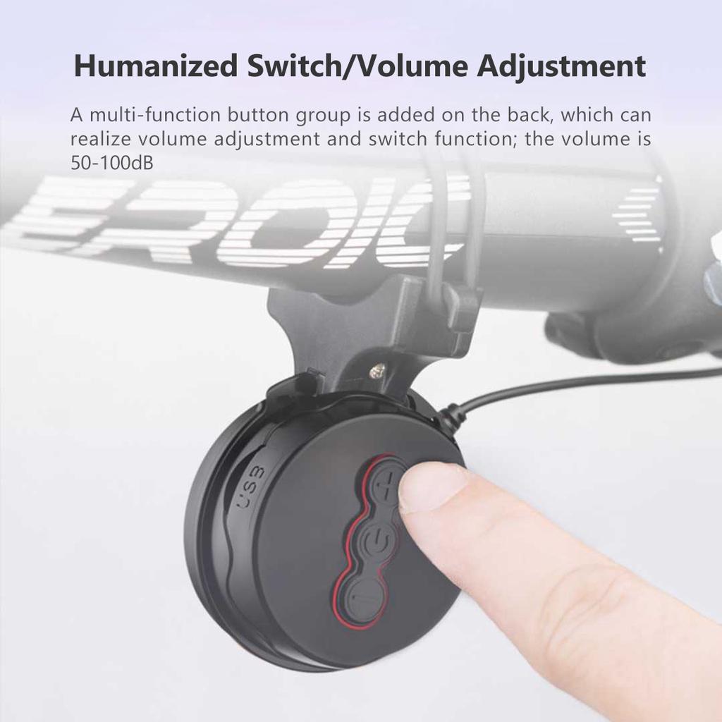 Chuông Điện Tử Cảnh Báo An Toàn Cho Xe Đạp Xiaomi Youpin 50-100db